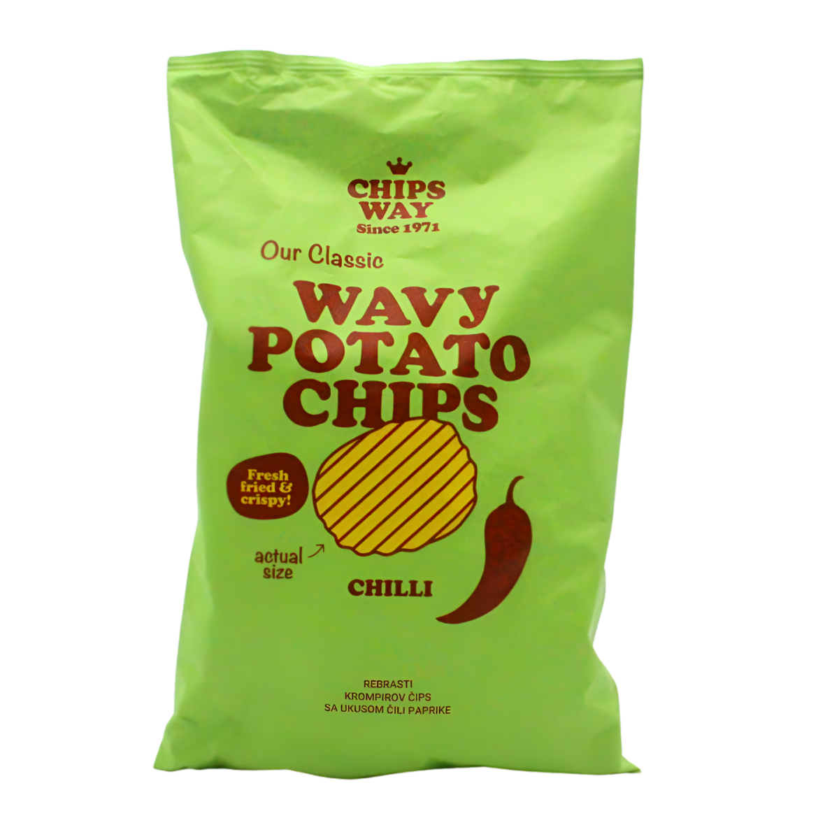 Čips rebrasti chilly 150g Chips way - Image 1