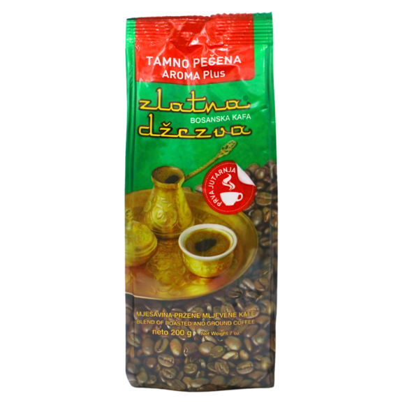 Kafa zlatna džezva tamno pečena 200g