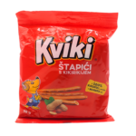 Štapići slani punjeni kikirikijem Kviki 90g