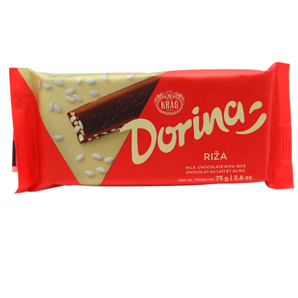 Čokolada Dorina riža 75g