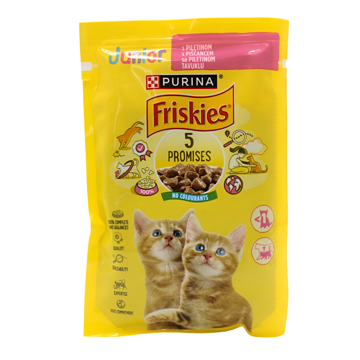 Hrana za mačke junior piletina 85g Friskies - Image 1