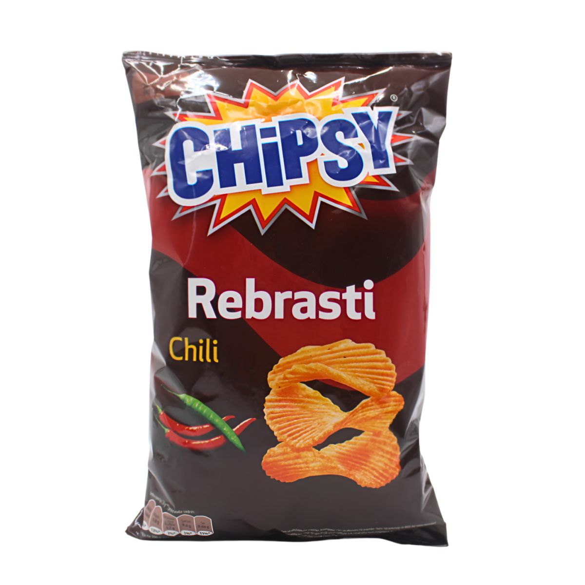 Čips rebrasti chili 140g - Image 1