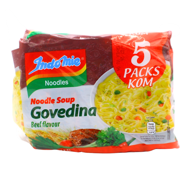 Indomie instant juha,okus govedina,5kom,350g